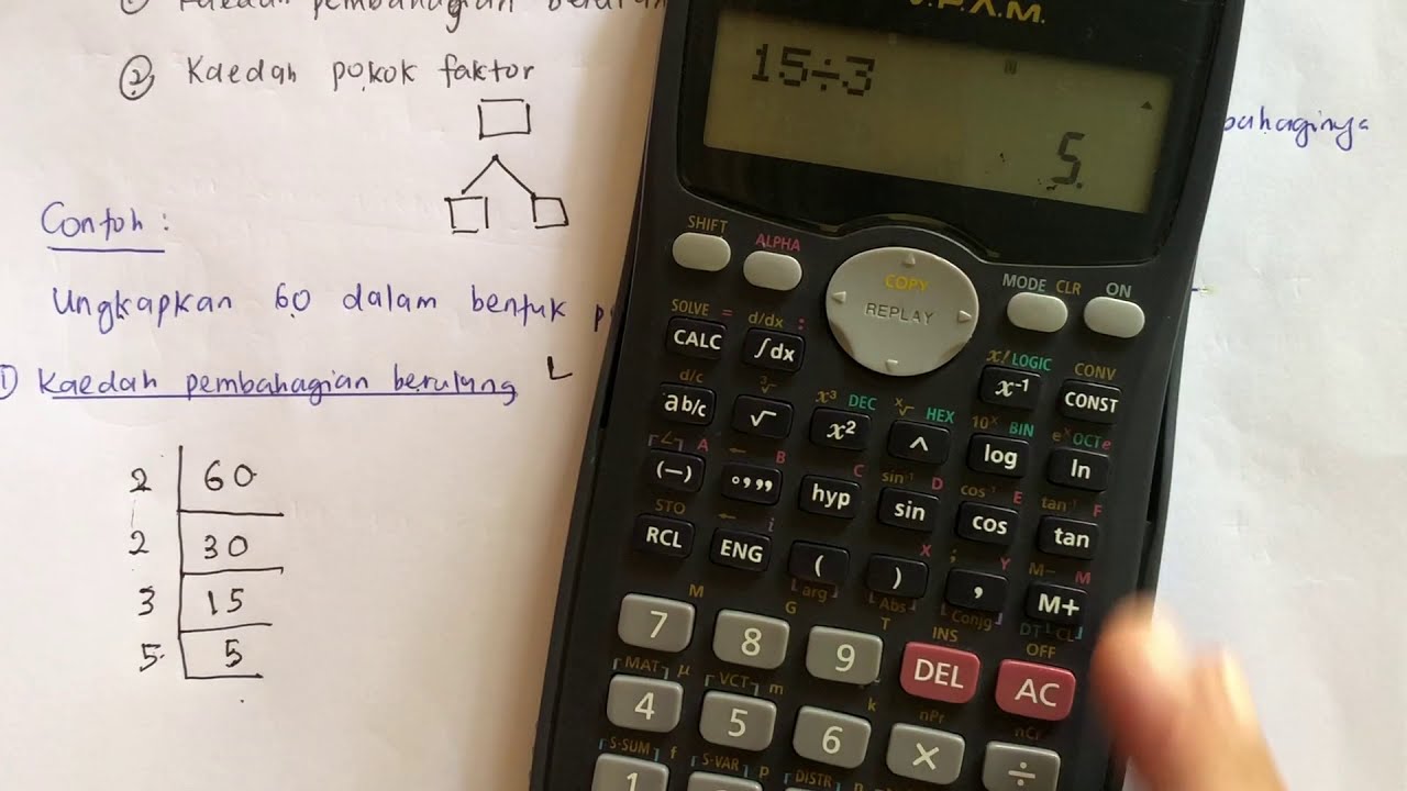 Matematik Ting 1 2 1 Faktor Faktor Perdana Dan Fstb Youtube