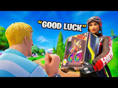 I Offered A Noob a PC If He Outplaces Me..