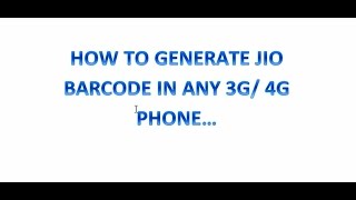 JIO BARCODE IN 3G/ 4G PHONE screenshot 4