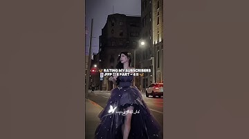 Rating my subscribers pfp...💗🦋|Part - 4| #fypage #fypyoutube #trending #viralvideo ||