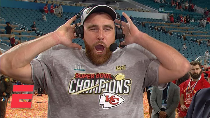 Travis Kelce talks Chiefs' Super Bowl win, celebrates on stage | NFL Primetime
