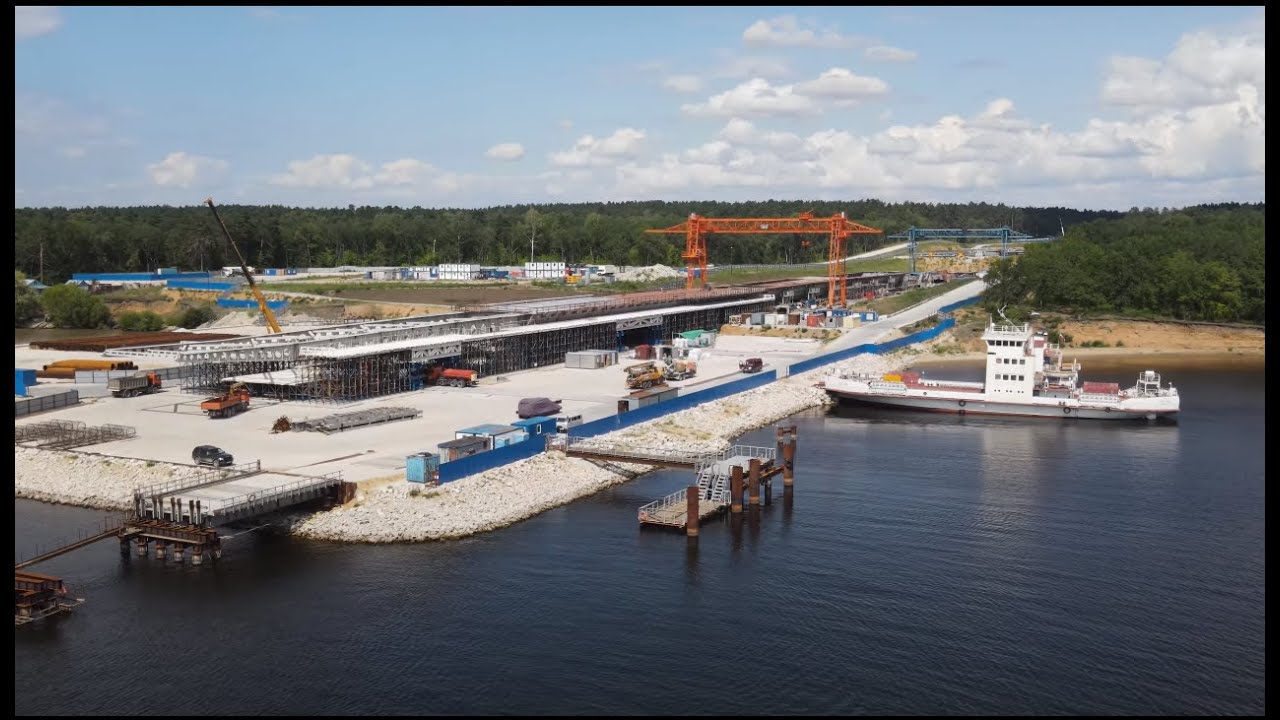 мост через Волгу со стороны Тольятти 23.07.2021 - YouTube