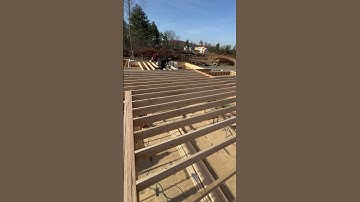 2nd floor joist!! #construction #framing #work #framinglife #howto #shorts