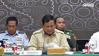 Menhan Prabowo Laksanakan Entry Meeting dengan BPK RI