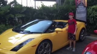 My Son Eric Bijak With His Lambo