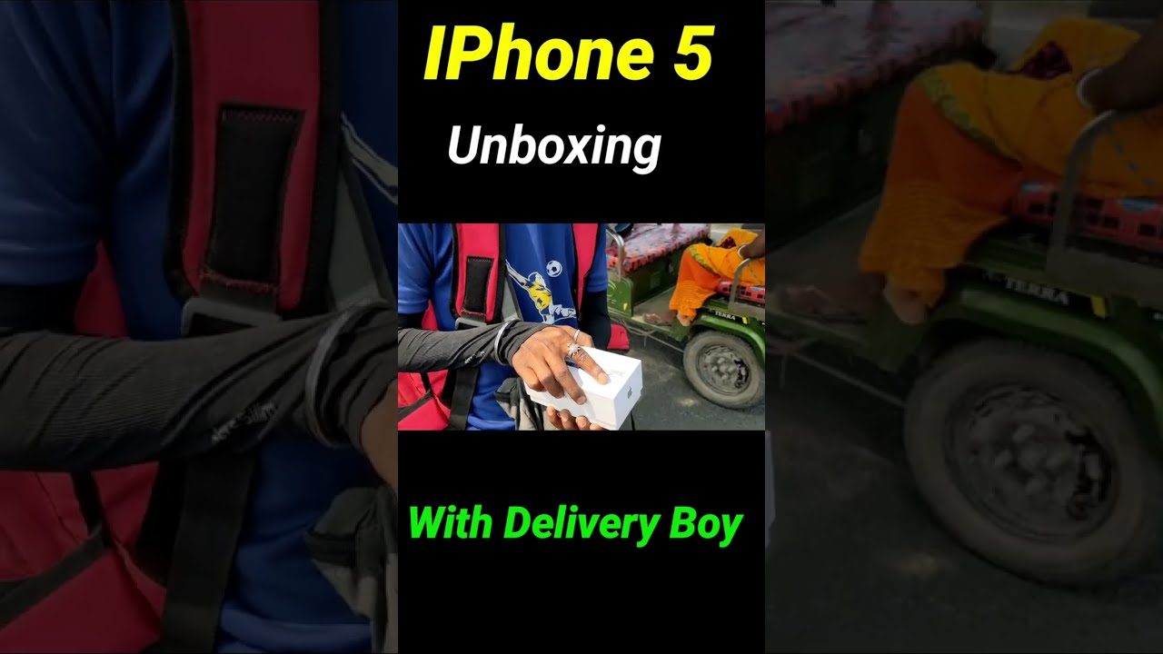 Zoneofdeal Refurbished IPhone Live Unboxing With Delivery Boy 