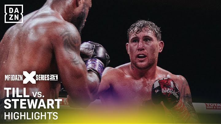 DARREN TILL VS. DARREN STEWART | FIGHT HIGHLIGHTS