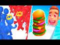 Sandwich Runner Vs Count Masters Stickman Clash - All Level Gameplay Android,iOS - NEW UPDATE NP2