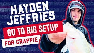 Hayden Jeffries' Go-To Rig Setup For Crappie Tournaments by Ozark Outdoors 10,629 views 9 months ago 3 minutes, 23 seconds