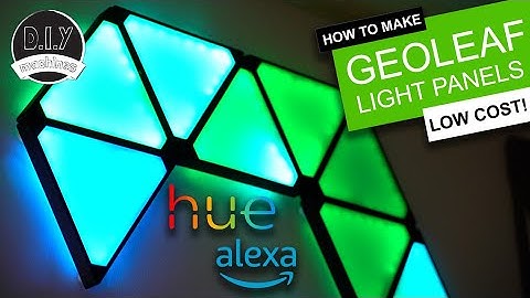 3D Print Your Own Nanoleaf Project! - Alexa, Hue and App integration