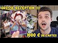 Rception de plus de 1000 de cartes one piece 