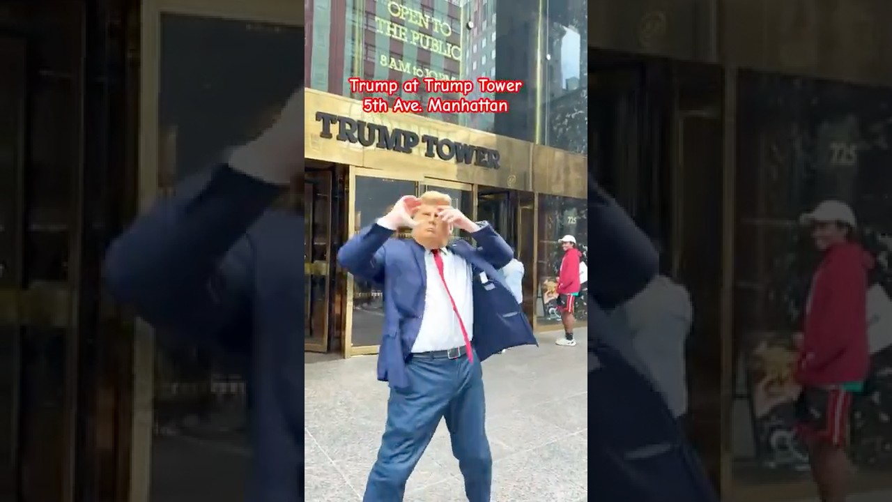 Trump Spotted at Trump Tower, Manhattan #trump #usa #newyorkcity #trumptower