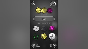 Dice Bag 3d dice roller app