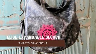 Elise Expandable Slouch Oro Rosa Pattern