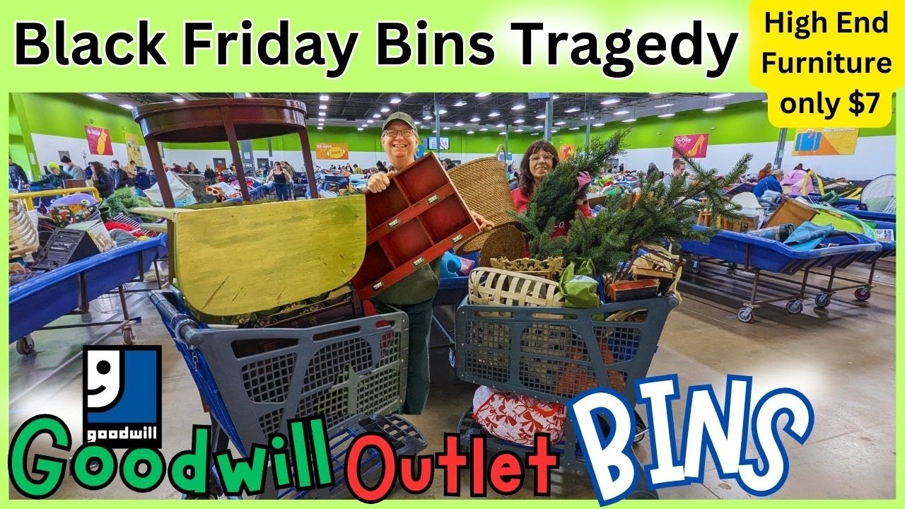 Черная пятница: распродажа мусора Goodwill, трагедия с покупками и покупка элитной мебели за 7 до...