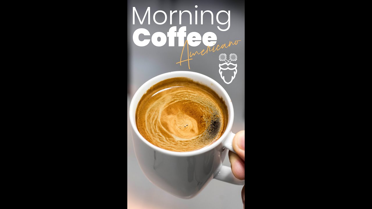 Morning Coffee Americano con Sage Barista Express #pantalones cortos