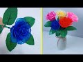 Decorative paper flower ideas | How to make paper flowers for beginners