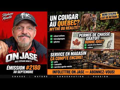 30 Sept Émission  2180 ON JASE ace Steph et Yan Monette
