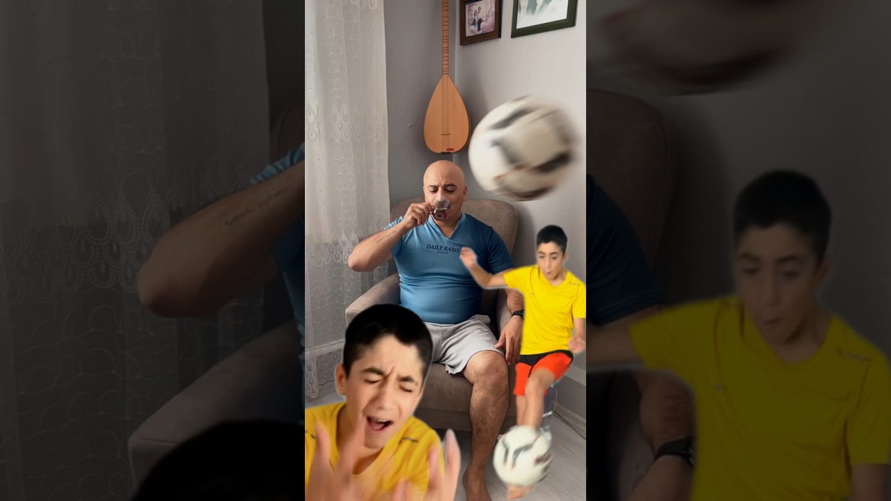 ⁣Video İçin Dişlerden Oluyorduk #komik #yandım #shorts #futbol