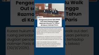 Download Lagu Ogah Dengar Vonis Hakim, Pengacara Razman Nasution Emosi \u0026 Walk Out saat Sidang Kasus Hotman Paris MP3