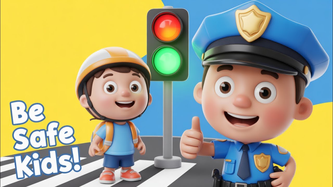 🚦 Safety Song for Kids | Toonian Nursery Rhyme 👶 | Toonian Cartoons | 