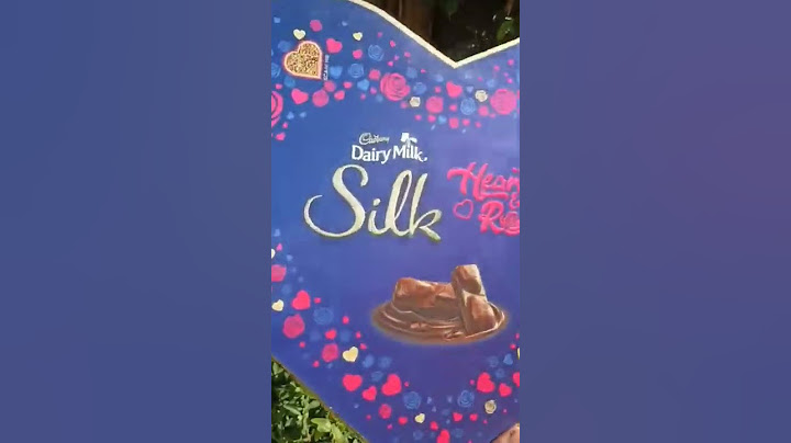 new valentine's day special Cadbury dairy milk silk heart's & roses chocolate Box #shorts