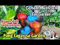 How To Make Cement Mushroom For Garden
