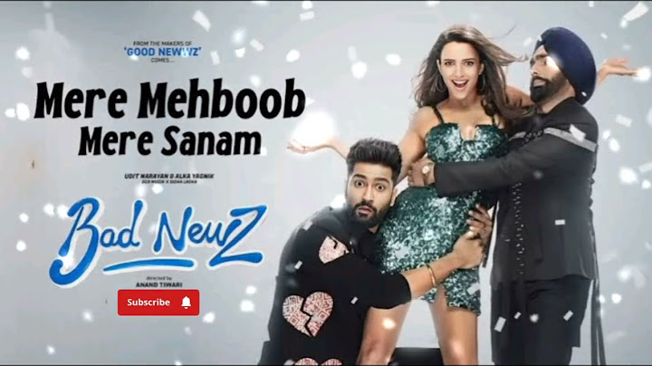 Mere Mehboob Mere Sanam | Bad Newz | Vicky, Triptii, Ammy | Anu, Lijo-DJ Chetas, Udit, Alka, Javed