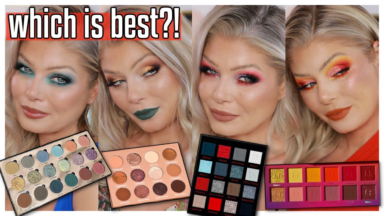 NEW & HOT Indie Makeup | 4 PALETTES 4 LOOKS