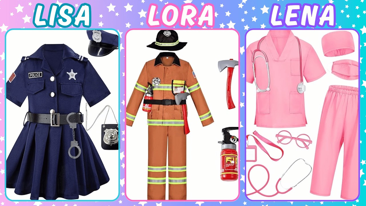Lisa, Lora or Lena? 💖 Choose Your Aesthetic! | Fun Style Challenge 💅✨ 
