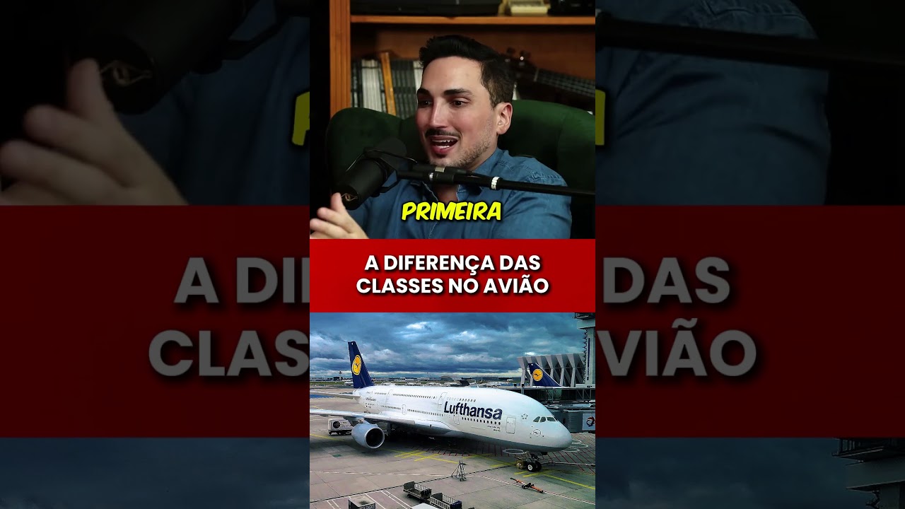 A DIFERENÇA DAS CLASSES NO AVIÃO