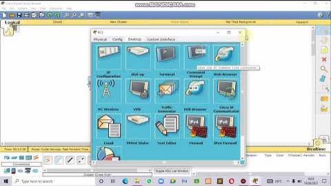 Membuat jaringan Peer to peer menggunakan Cisco Packet Tracer (kabel crossover)