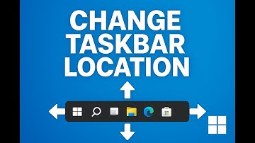 How to Change Taskbar Location in Windows  Step by Step