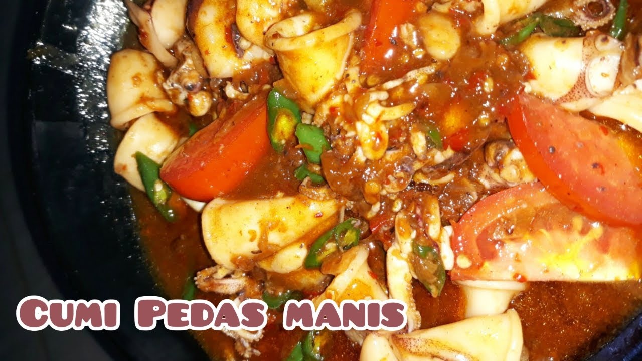 Masak Cumi Pedas Manis - YouTube