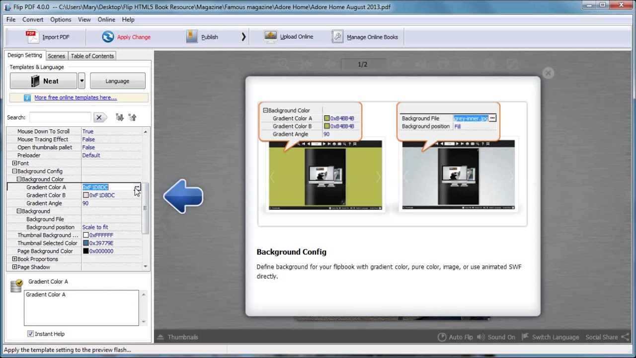 Digital Publishing Software for creating Digital Editions in Flash & HTML5