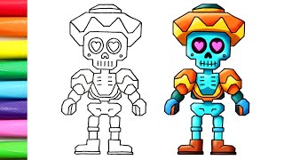 How To Draw Mariachi Carazoni (STEAL A BRAINROT)
