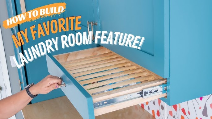 Easy Diy Guide Build A Pull-out Drying Rack 2024