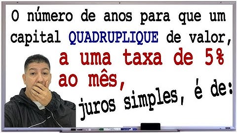 QUESTÃO DE CONCURSO COM JUROS SIMPLES - (FGV) - Prof Robson Liers - Mathematicamente
