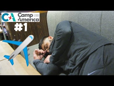 My First Time Travelling Alone | LDN to JFK | Hotel | Camp America Vlog #1