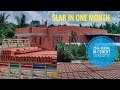 Brick house structure finished in one month!! eco-friendly budget home|Kerala contemporary design