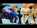 LEGO Jurassic World T-Rex Park Escape STOP MOTION LEGO Dinosaur Escape | LEGO | Billy Bricks