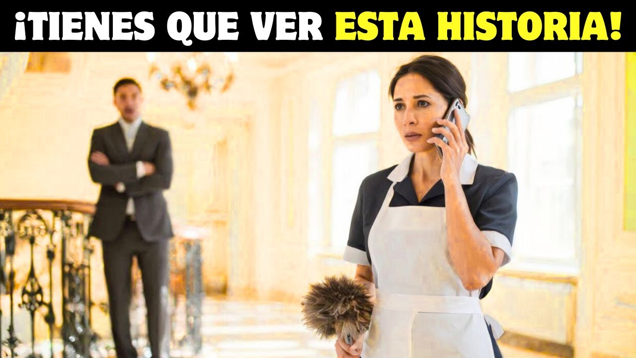 Una señora de la limpieza responde a una llamada telefónica en francés, y su jefe, al oírla, hace...