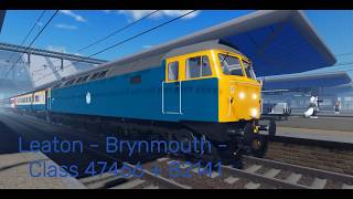 [2.00x speed] Leaton - Brynmouth - Class 47466 + 82141 - BR Roblox