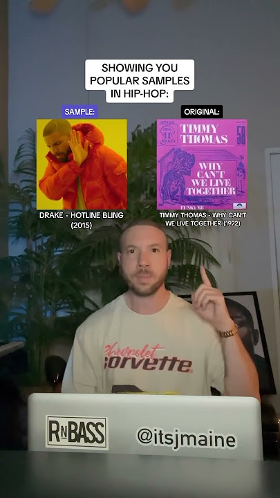 Showing You Popular Samples In Hip-Hop: Drake “Hotline Bling” #shorts #drake #hotlinebling #sample