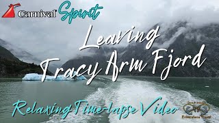 Tracy Arm Fjord Time-lapse | Carnival Spirit 2023