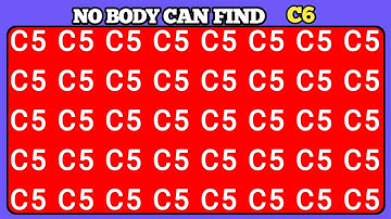 Fast Your Eyes | Find The Odd One Out | Number And Letter Edition 