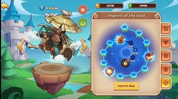 Idle Heroes- V3 Inosuke In Aspen Dungeon Can We Get Death 50?!
