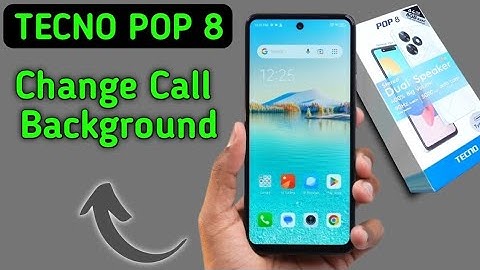 Tecno Pop 8 calling backgroung kaise change kare, how to change call background in tecno, calling se