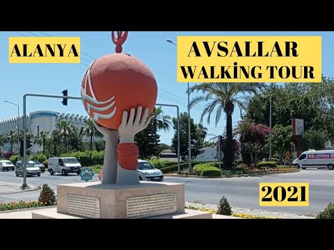 avsallar alanya walking tour 2021 ! avsallar alanya antalya turkey 2021 ! PART 1