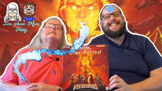 Avatar Fire Nation Rising | How to Play with Gameplay | Tom and Mom Play Board Games
